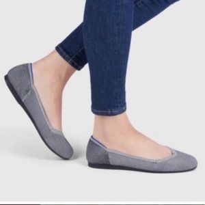 Rothy’s Rounded Toe Flat Retired Grascale Color